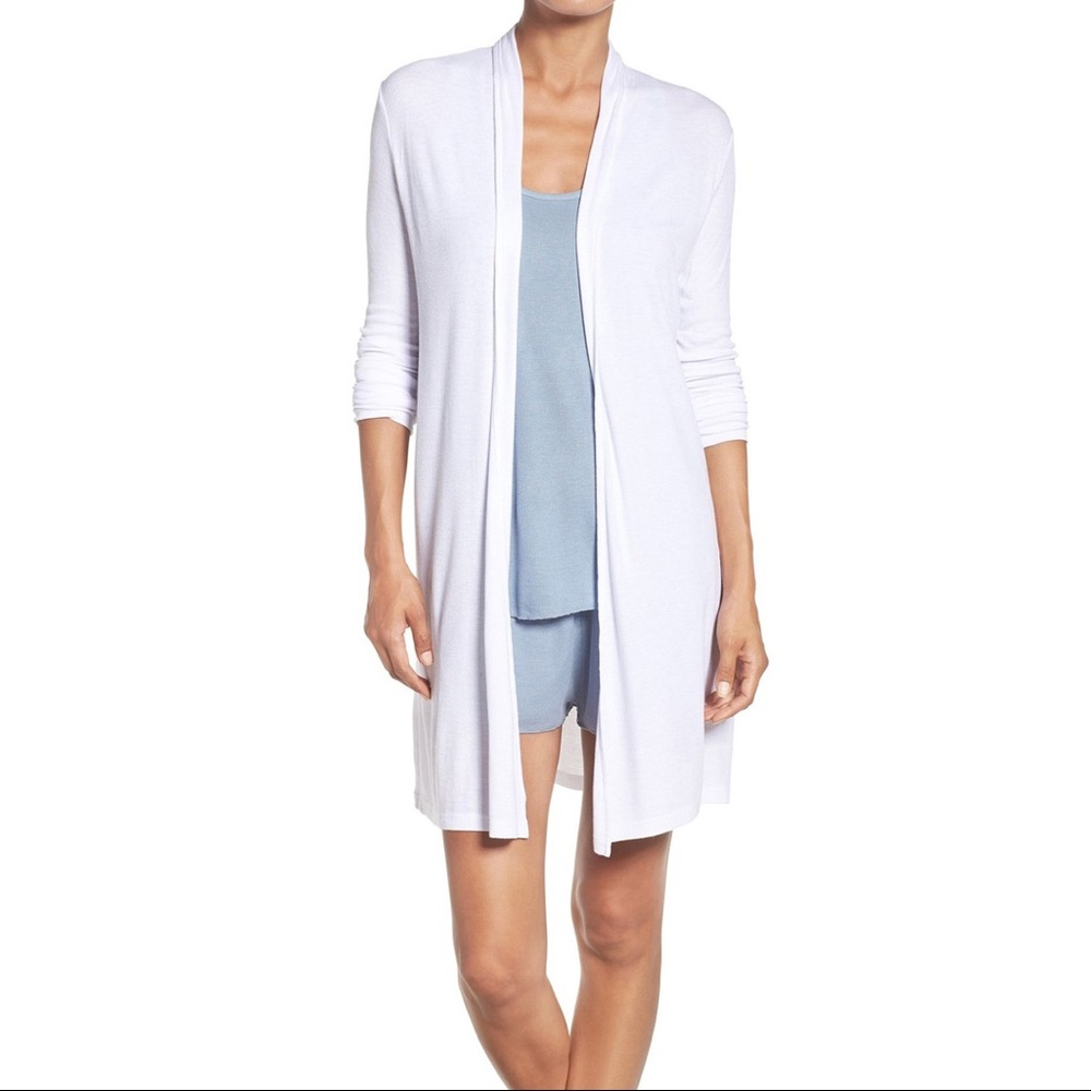 Barefoot Dreams Luxe Ribbed Jersey Cardigan